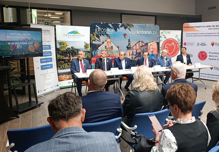 Press conference in the Krosno Business Incubator